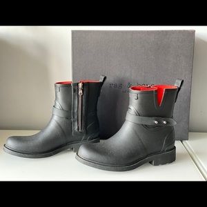 Rag & bone moto rain boots